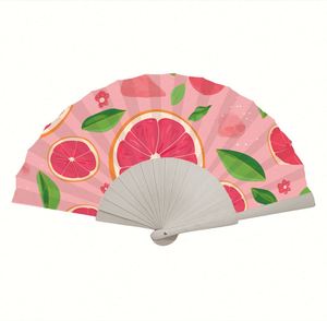 Custom Logo DIY Wooden Folding Hand Fan Eco-Friendly Portable Music Flower Promotion Painting Model Craft Souvenir Decoration - Product Image 4