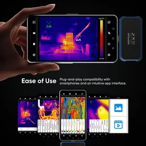 Cámara Termográfica Android GW256A Más Vendida |   Resolución de 256x192, USB-C móvil, sensibilidad de 50mk, 10 paletas de colores - Product Image 4