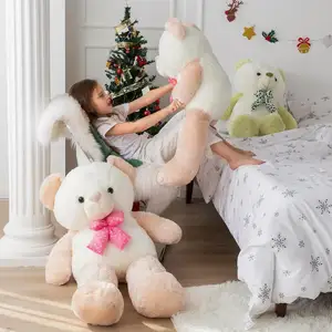 Dev oyuncak ayı 39 inç büyük doldurulmuş hayvanlar büyük oyuncak ayı dolması hayvan peluş oyuncak kızlar için büyük Plushies paskalya için