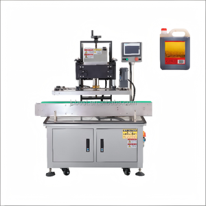 Machine de sertissage automatique électrique à quatre roues pour bouteilles en plastique/verre, équipement d'étanchéité de qualité alimentaire anti-fuite - Product Image 1