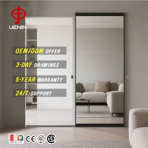 ประตูบานเลื่อนแบบซ่อน คุณภาพพรีเมียม สีและผิวเคลือบตามสั่ง สำหรับโครงการวิลล่าหรู อพาร์ทเมนต์ และโรงแรม - Product Image 1