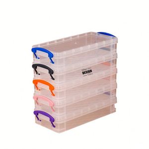 Boîte à crayons de grande capacité personnalisée, organisateur d'accessoires de bureau et d'art pour pinceaux, stylos à aquarelle et outils de dessin - Product Image 1