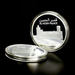 Pièces de monnaie de collection personnalisables à graver, en métal, pour la vente en ligne, souvenirs, pièces de monnaie des Émirats arabes unis, style antique/moderne - Product Image 4