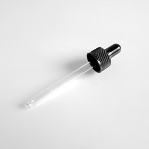Botella de vidrio con gotero Tianjing de 30 ml con tapa negra para almacenamiento y dispensación de aceites esenciales - Product Image 2