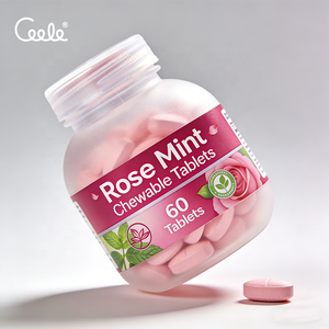 <span class=keywords><strong>Compresse</strong></span> Masticabili di Vitamina C ad Alta Concentrazione a Marchio Privato, Gusto Rosa Menta, Ingredienti Naturali per la Difesa Immunitaria - Product Image 2