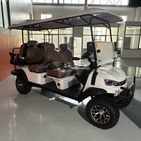 Voiturette de golf électrique tout-terrain rapide 4x4 70 mph avec volant, importée, avec portes