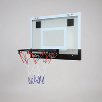 Ring Basket Mini Profesional untuk Dipasang di Pintu, Papan Pantul Anti Pecah yang Kuat dengan Ring Lepas Pasang untuk Kantor, Asrama, dan Dewasa