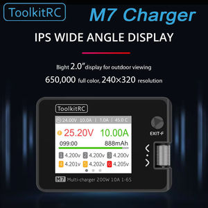 Nuevo Cargador de Batería ToolkitRC M7AC AC 100W / 300W con Entrada XT60 XT30 y Salida 2-6S para Drones y Aeromodelos - Product Image 2