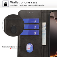 Étui portefeuille en cuir pour iPhone 15 Pro Max 17 Air 16 Plus 14, pour Samsung S25 Ultra S24 FE, Housse à rabat magnétique, Sac de téléphone portable