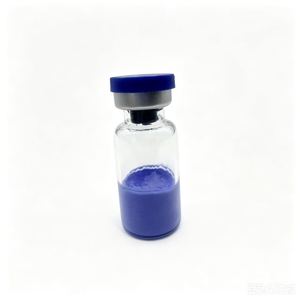 Poudre lyophilisée de cuivre GHK-Cu, matériau cosmétique de haute pureté pour le raffermissement de la peau et le soin des rides - Product Image 4