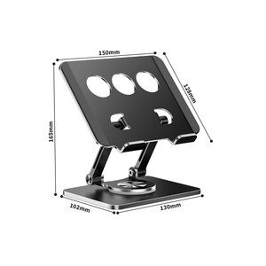 360 độ xoay điện thoại & máy tính bảng chủ linh hoạt Pad đứng bàn có thể điều chỉnh lười biếng chủ cho máy tính bảng biểu tượng tùy chỉnh hỗ trợ - Product Image 6