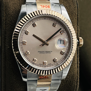 Bán Buôn Moissanite Đồng Hồ Đeo Tay Cho Nam Giới Của Đồng Hồ Vàng Món Quà Sang Trọng Tự Động Cơ Khí Ngày Hiển Thị Đồng Hồ - Product Image 4