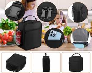Insulated Small LunchBox for Men Adult Women Reusable Lunch Bag Insulated Cooler Bag - Product Image 2