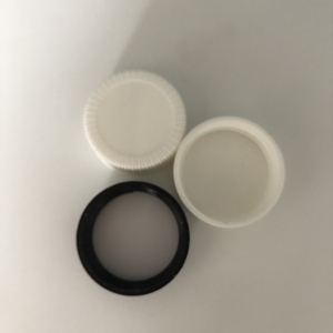 Tapón <span class=keywords><strong>de</strong></span> rosca <span class=keywords><strong>de</strong></span> plástico PP para botella cosmética, color blanco y negro, 28/400 - Product Image 4