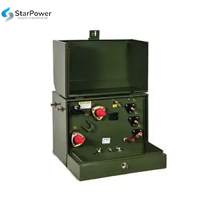 Pour transformateur monté sur tampon MV et HV monophasé certifié UL 25kVA à 167kVA capacité 220V 440V sortie 60Hz fréquence 110V option - Product Image 3