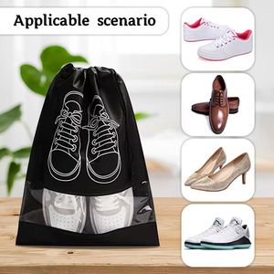 Custom Logo Promotional Plain Polyester Shopping Drawstring <b>Bag</b> Non-Woven Carry Draw <b>String</b> Gift Gym <b>Bag</b> Sports Backpack <b>Bag</b> - Product Image 3