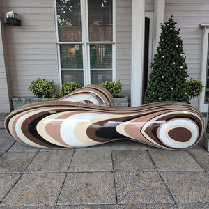 <span class=keywords><strong>Banc</strong></span> <span class=keywords><strong>de</strong></span> repos extérieur moderne et coloré pour patios, jardins, parcs, gymnases, centres commerciaux et hôpitaux - pour salles d'attente et salons - Product Image 1