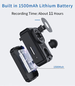 كاميرا MD31 ، كاميرا رياضية, كاميرا رياضية الحركة بدقة 4K ، و زاوية واسعة 120 درجة ، و 11 ساعة ، مع تسجيل أشعة تحت الحمراء للرؤية الليلية - Product Image 3