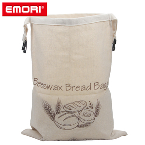 Sac en tissu réutilisable pour le stockage des aliments et du pain, en faux lin ou coton, lavable, avec revêtement en cire d'abeille, pour garder les produits frais - Offre Spéciale - Product Image 3
