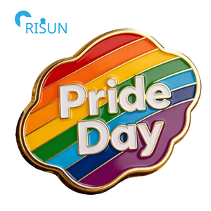 Aimant de réfrigérateur, épinglette, badge, broche, épinglette en émail personnalisable avec drapeau de la fierté LGBT LGBTQ pour la Journée de la fierté - Product Image 3