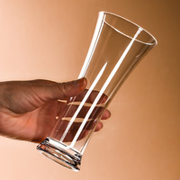 Gobelet en plastique acrylique transparent de 300 ml, anti-chute, design minimaliste, pour restaurant, bar, jus, lait, thé