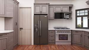 Cbmart pa ריהוט מודרני עיצוב עץ מלא אלגנטי בסגנון אירופאי שייקר קיר ארונות מטבח מודולה - Product Image 2