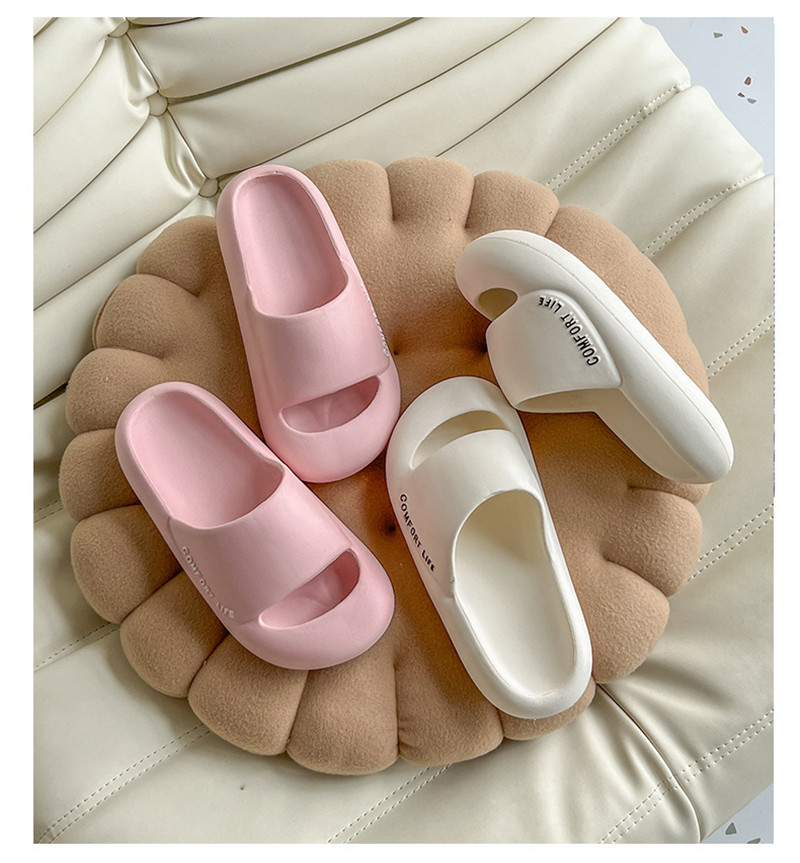 Women Men EVA Slides Shoes Platform Soft Thick Indoor Outdoor Sandals Couple Slippers