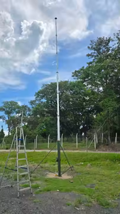 Nhanh chóng triển khai 6m-15m xách tay nhôm Antenna tời Crank <span class=keywords><strong>up</strong></span> Kính thiên văn mast bán chạy nhất 30kg Tải trọng cho ham đài phát thanh - Product Image 4