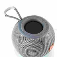 TG683 RGB LED Boombox BT-Lautsprecher, tragbarer, kabelloser Mini-Musikbox-Lautsprecher, runde Kugel-Soundbox mit Tragegurt und Haken