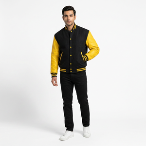 Chaqueta Varsity para Hombre, una prenda exterior elegante que complementa la moda diaria y el estilo casual. Chaqueta para Hombre. - Product Image 1