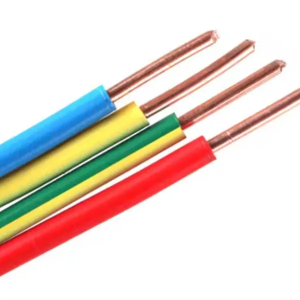 Qianhao cabo de fio elétrico BV cabo 1.5mm2 equipamento doméstico fio verde para o controle da lâmpada da porta de alta qualidade