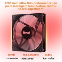 UT75-8 caloduc refroidisseur de processeur silencieux RGB Style 1.8W puissance LED ventilateur pour X99 1700 I5 I7 1700 refroidissement par Air vers le bas pour les boîtiers d'ordinateur