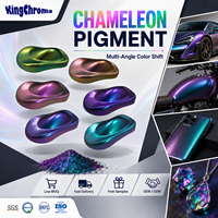 Chamäleon-Pigment,  hitzebeständig für Autolacke, Keramikglasuren, Kosmetika und Lidschatten sowie Tinten