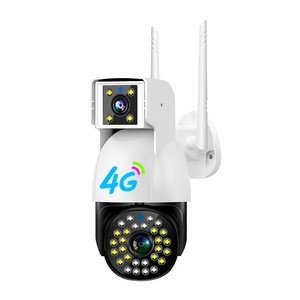 Ngoài trời 4g IP Camera an ninh ngoài trời 4MP PTZ ống kính kép không dây video giám sát CCTV máy ảnh P2P Speed <span class=keywords><strong>Dome</strong></span> - Product Image 1