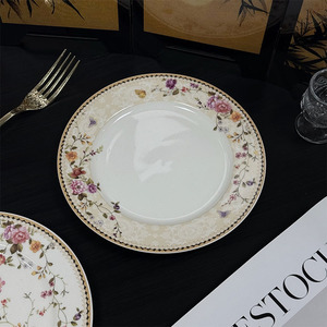 Assiette à dessert en céramique créative, bon marché, style pastoral français, rétro, luxe léger, sud-ouest de la France - Product Image 6