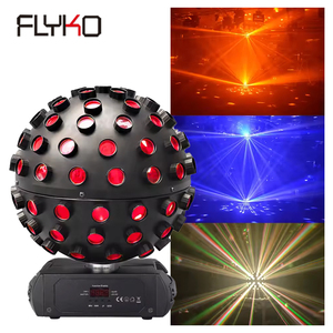 DJ lumière led boîte <span class=keywords><strong>de</strong></span> <span class=keywords><strong>nuit</strong></span> scène boule disco multi couleur changement boule magique effet boule disco - Product Image 3