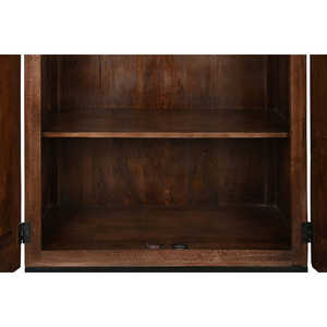 RECYCLED WOOD <b>WARDROBE</b> 45X90X180 <b>2</b> <b>DOORS</b> - Product Image 4