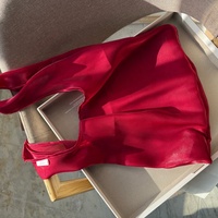 Sac fourre-tout en organza de polyester brillant, personnalisé avec logo Chuanghua, couleurs vives, respectueux de l'environnement, grand sac de shopping pour la protection de l'environnement