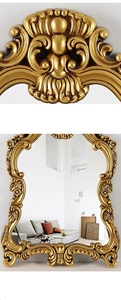 Vente en gros Nouveau design <span class=keywords><strong>Miroir</strong></span> mural décoratif en PU <span class=keywords><strong>doré</strong></span> avec cadre contemporain <span class=keywords><strong>Miroir</strong></span> intégral en PU pour <span class=keywords><strong>salle</strong></span> <span class=keywords><strong>de</strong></span> <span class=keywords><strong>bain</strong></span> hôtel restaurant - Product Image 5