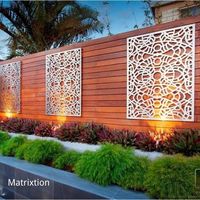 Panneau mural de séparation de pièce en métal CNC personnalisé, revêtement mural en aluminium, panneau d'écran décoratif découpé au laser