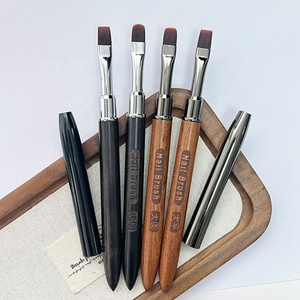 Hot Selling High-quality Nail <b>Brushes</b> Flat Pens UV <b>Round</b> Head Pens Customizable Logos OEM/ODM Factory Wholesale Customization - Product Image 3
