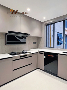 Gabinetes de Cocina Modernos de Madera Maciza Homedge, Juego de Muebles de Cocina <span class=keywords><strong>RTA</strong></span> Listos para Armar - Product Image 3