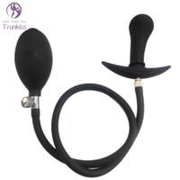 Vente chaude Silicone Gonflable Anal Butt Plug Adulte Anal Sex Toy Manuel Squeeze Gonflable Expansion Butt Butt Plug Anus Plug