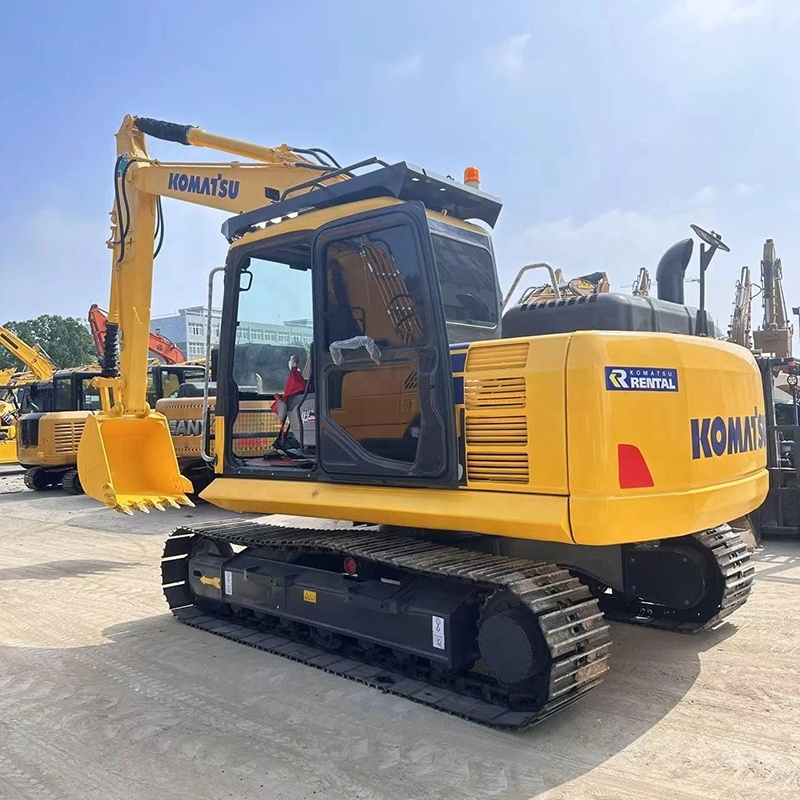 Экскаваторы Komatsu PC130-7 б/у, 13 тонн, японский оригинальный подержанный гусеничный строительный экскаватор, оборудование для подержанных машин в Шанхае