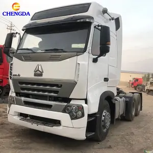 Đôi Khoảng Cách 2016 Năm 420hp HOWO A7 6*4 10 Wheeler Sử Dụng Ngựa Máy Kéo Xe Tải Để Bán