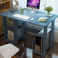 Table d'ordinateur de bureau avec tiroirs étagère bureau simple étudiant bureau contemporain style luxe table d'écriture pour enfants