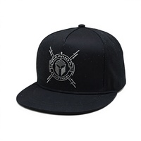 Casquette de baseball vintage à 6 panneaux avec fermeture snapback en tissu Oxford à pois léopard