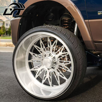 LYT Maßgefertigte Super Single Geschmiedete Felge mit Tiefer Schüssel 20 22 24 26 für Ford 150 250 Chevy Silverado GMC Sierra Dodge Ram 1500 2500