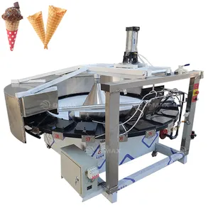 Good Feedback Makes Egg Waffles Roll Wafer Ice Cream Cone Making Machine/ice Cream Cone Maker /Communion Waffle Machine