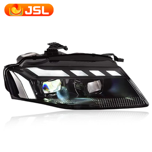 Khusus untuk 08-12 Audi A4 lampu depan perakitan modifikasi lensa LED lampu siang hari dengan Sequential lampu sein - Product Image 4